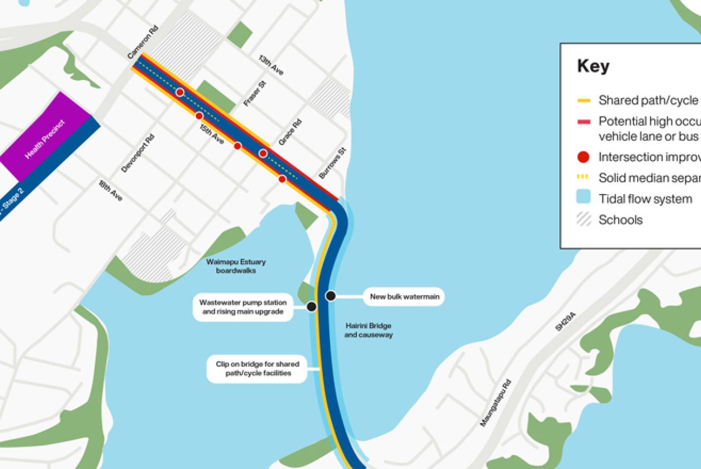 Fifteenth Avenue to Welcome Bay Improvements