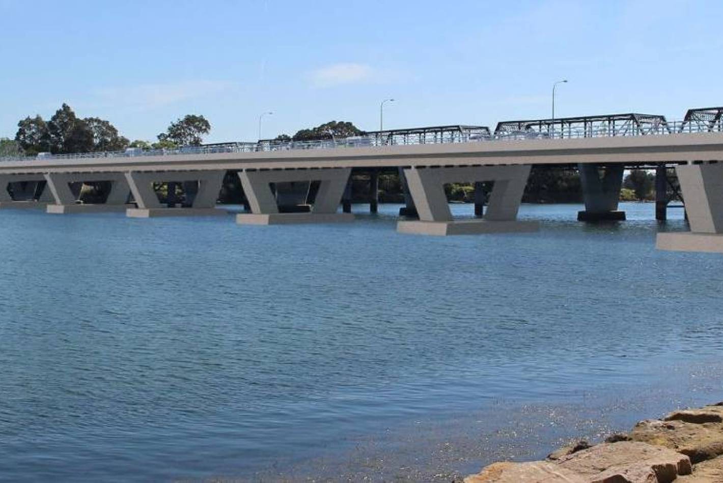 Echuca to Moama Bridge